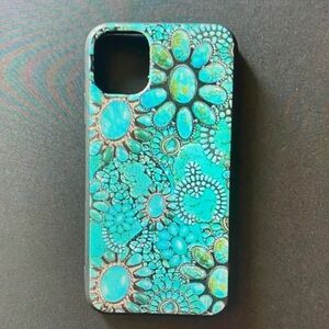 Floral Pattern Phone Case - Blue